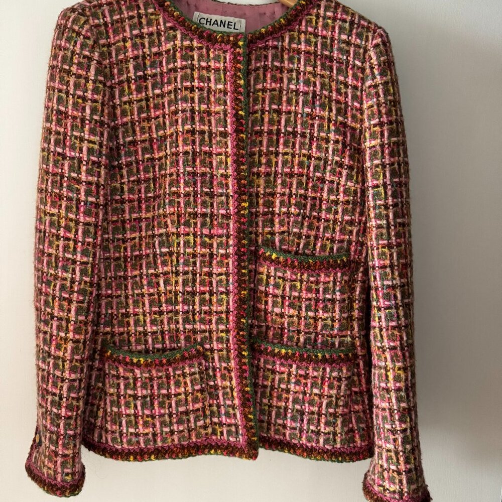 Chanel Tweed Pink Jacket